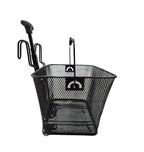 Cesta Aramada Elleven Carrinho 2 Em 1 40x30x22cm Com Alça - Preto