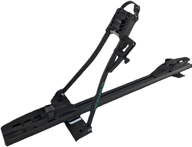 TRANSBIKE DE TETO LONG LIFE AUTO BIKE PREMIUM LOCK BLACK - ALUMÍNIO COM ALAVANCA ( TRILHO E BRAÇOS EM ALUMÍNIO NA COR PR
