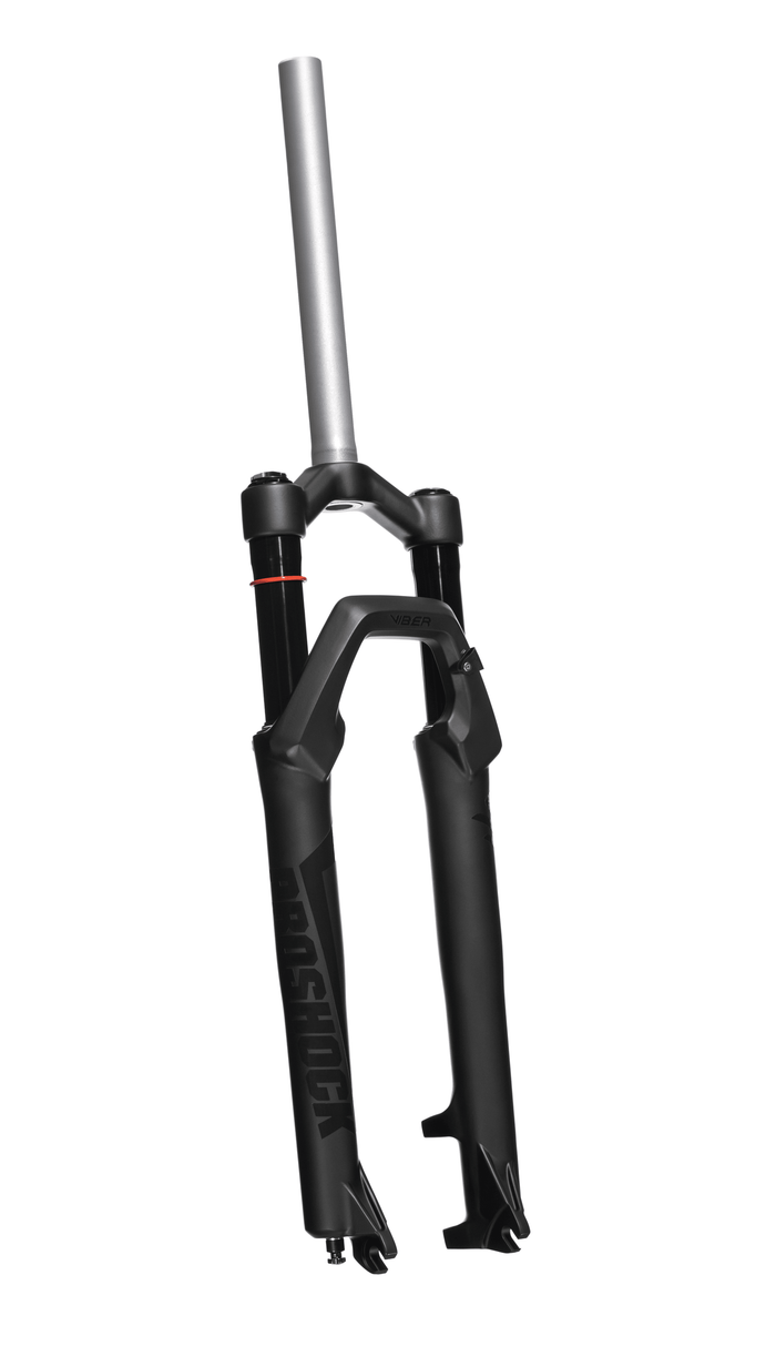 Suspensão Viber Spider Aro 29 Eixo 9x100 Preta Fosca Com Adesivo Preto Brilhante Refletivo - Preta Fosca / Over / 100mm