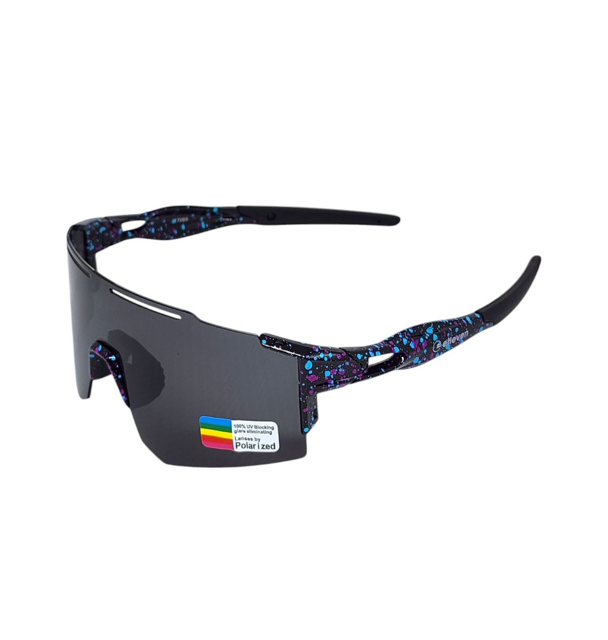 OCULOS CICLISMO ELLEVEN XQ550 LENTE POLARIZADA PRETO