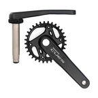 PEDIVELA SHIMANO 9/10/11V SHIMANO CUES FC-U6000-1 HOLLOWTECH - 2-PIECE S/ CAIXA 32D2 170mm (EFCU60001CXA2) - PRETO - 170