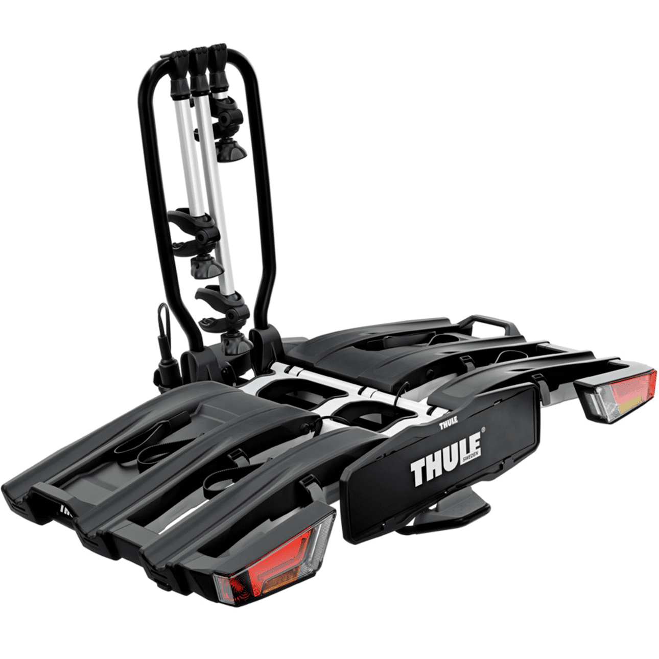 TRANSBIKE THULE EASY FOLD ENGATE REBOQUE 3 BIKES (934) - PRATA