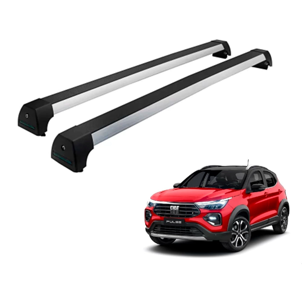 RACK LONG LIFE SPORT ALUM. PRATA P/ FIAT PULSE C/ LONG. A PARTIR DE 2022 (APSE) - PRATA