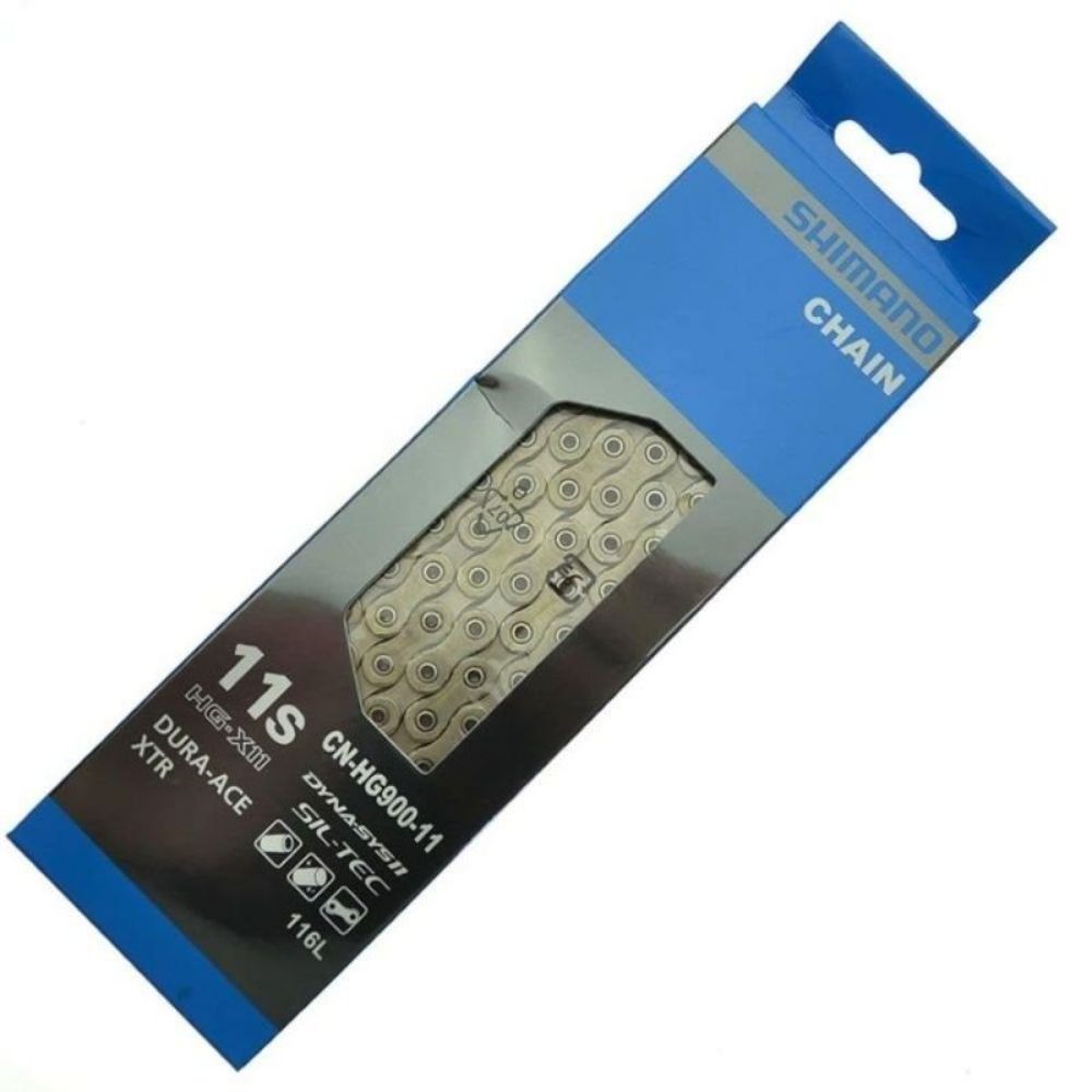 CORRENTE FINA SHIMANO CN-HG901 116L 11V DURA ACE (ICNHG90111116) - CINZA