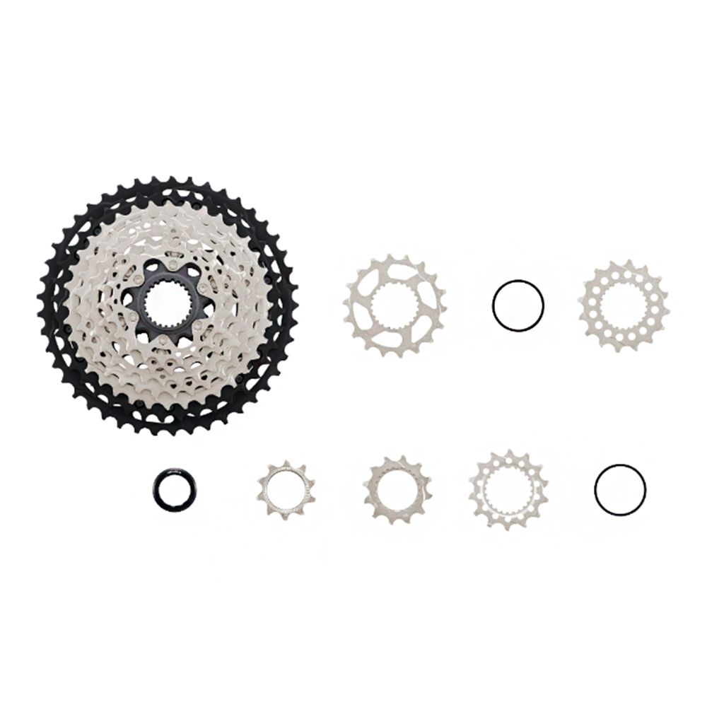 CASSETE 12V SHIMANO XT M8100 10/45D MICRO SPLINE (ICSM8100045) - PRATA