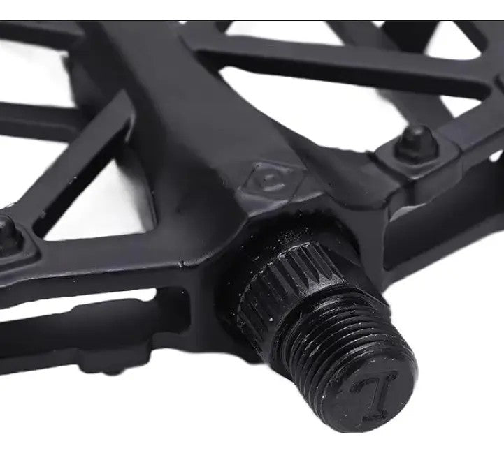 PEDAL PLATAFORMA DE ALUMINIO 9/16 ESFERADO PRETO