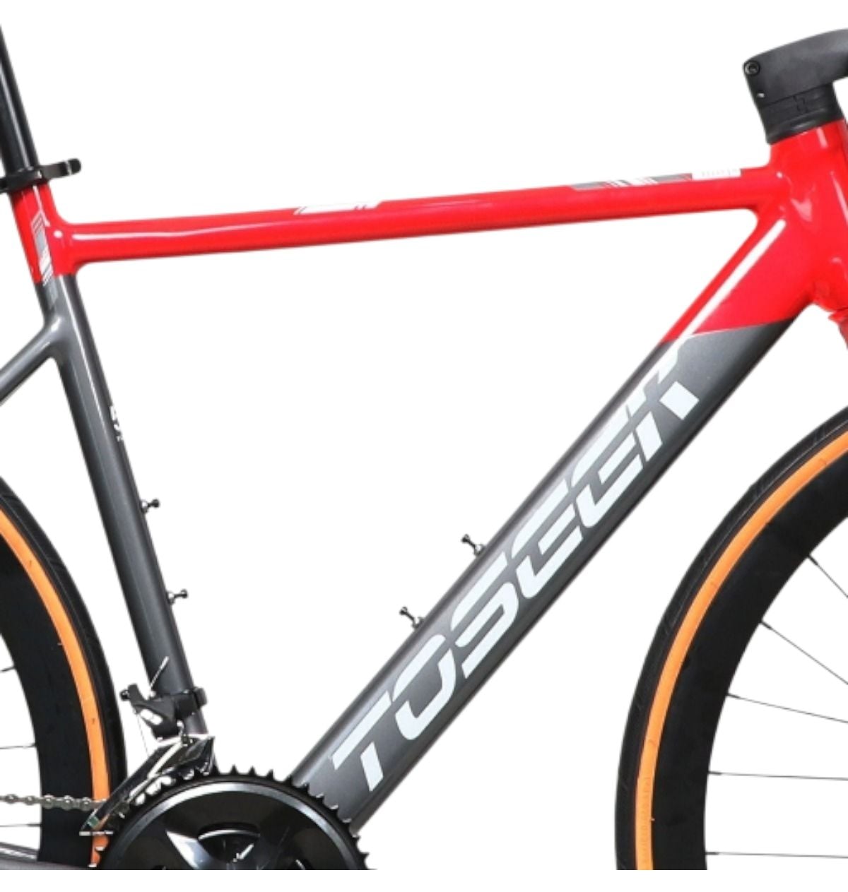 BICICLETA 700  SPEED CHESTER 3.0 2X8 TAM 52 VERMELHO/CINZA