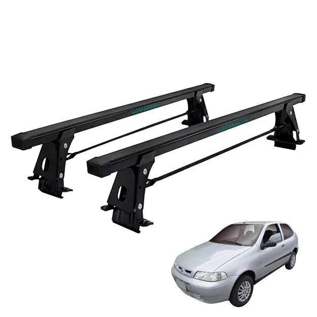 RACK DE TETO LONG LIFE AÇO P/ PALIO – 2 PORTAS (EXCETO NOVO PALIO) (FP-2) - PRETO