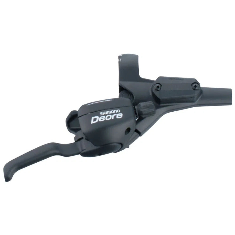MANETE FREIO DISCO HIDRAULICO SHIMANO DEORE ST-M535 C/ ALAVANCA DE MARCHAS STI 3V ESQUERDO (KSTM535LBL) - PRETO