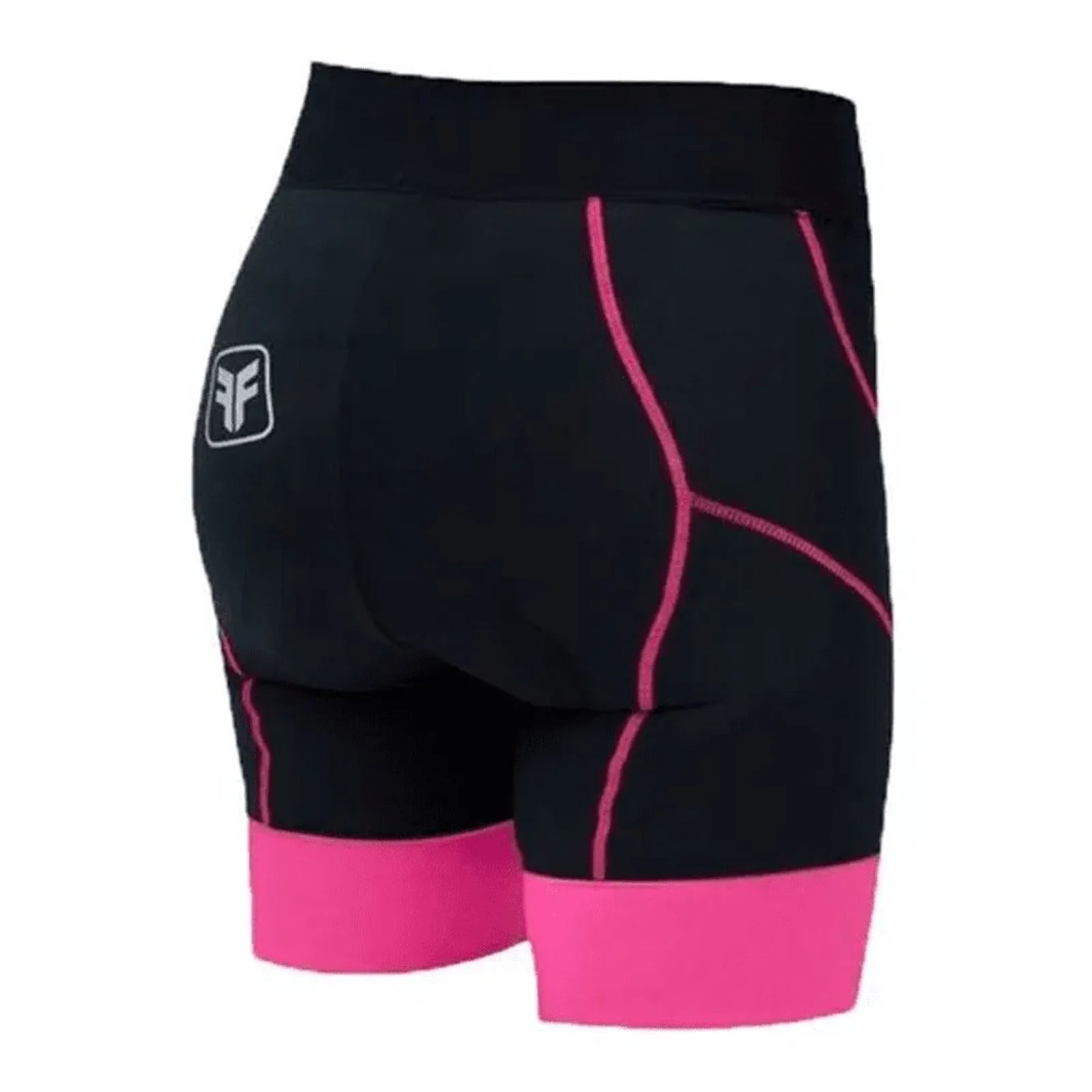 BERMUDA CICLISMO FREE FORCE QUEEN FEM. - PRETO/ROSA - 3G