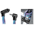 CADEADO ELLEVEN  CORRENTE+NYLON COM CHAVE 4MM X 750MM RAINBOW
