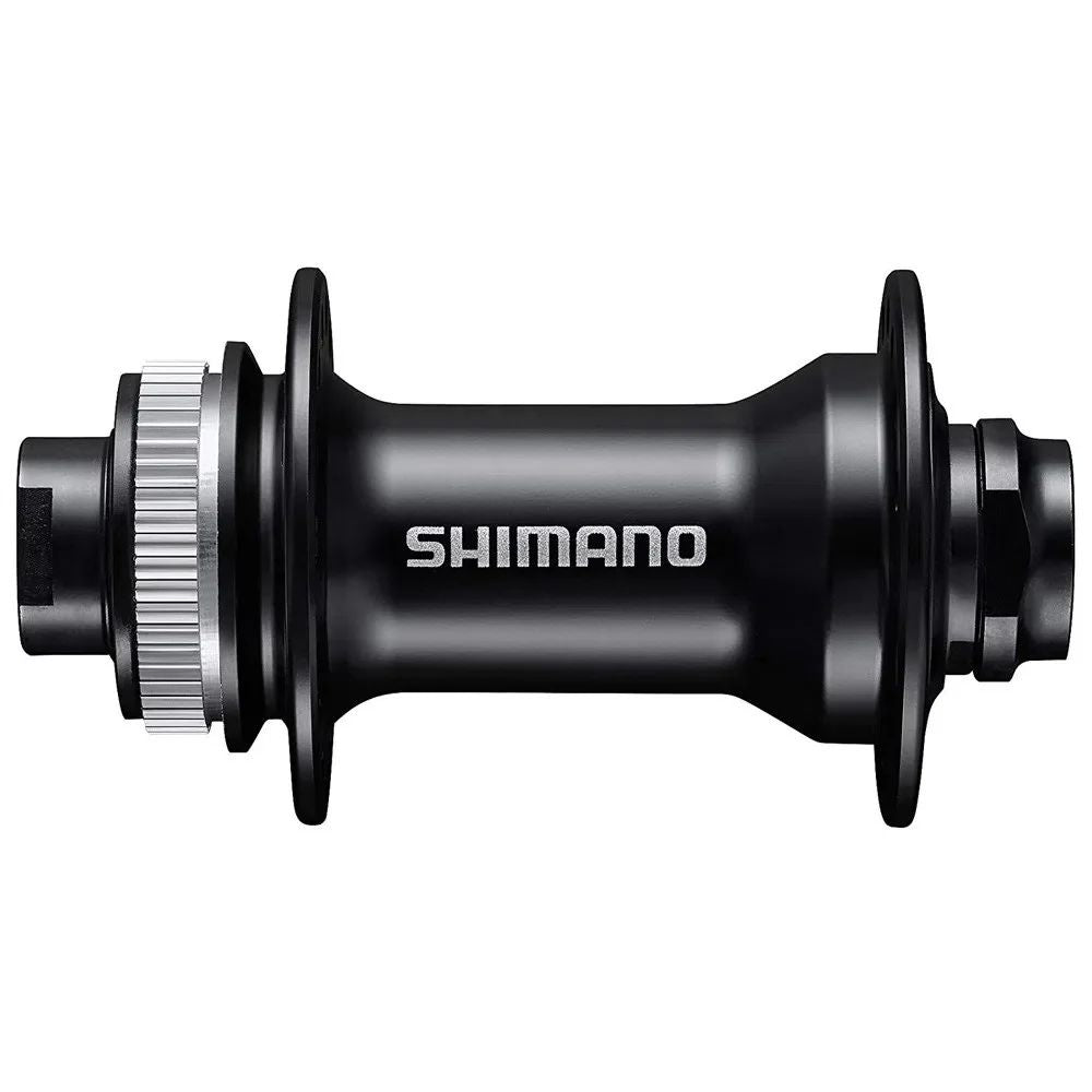 Cubo 32f Dianteiro Shimano Alivio Mt400 Eixo 15mm C. Lock (ehbmt400bx) - Preto