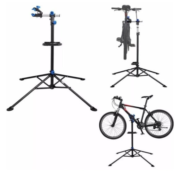 SUPORTE TRIPÉ PARA MANUTENCAO DE BICICLETAS - PRETO