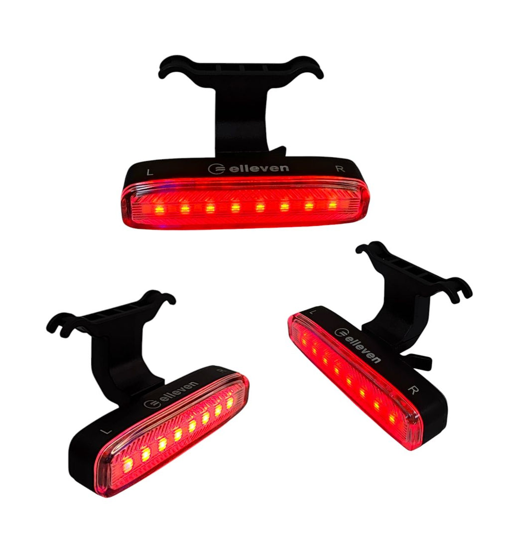 Pisca Elleven Sinalizador 50lm Com Sensor Frenagem + Seta Lateral+ Controle Remoto