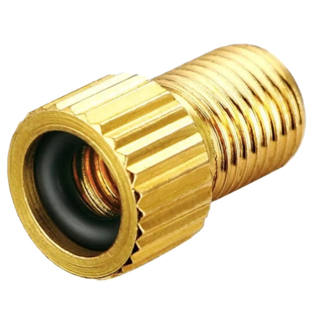 ADAPTADOR DE VÁLVULA PRESTA P/ BUTYL/AMERICANA (UN) - BRONZE