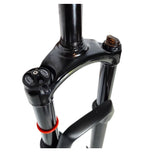 GARFO SUSPENSÃO ARO 29 AÇO AHEADSET COM TRAVA 100MM PRETO