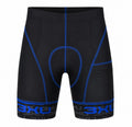 BERMUDA CICLISMO MASCULINA 3XU PRETO AZUL TAMANHO GG
