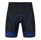 BERMUDA CICLISMO MASCULINA 3XU PRETO AZUL TAMANHO GG