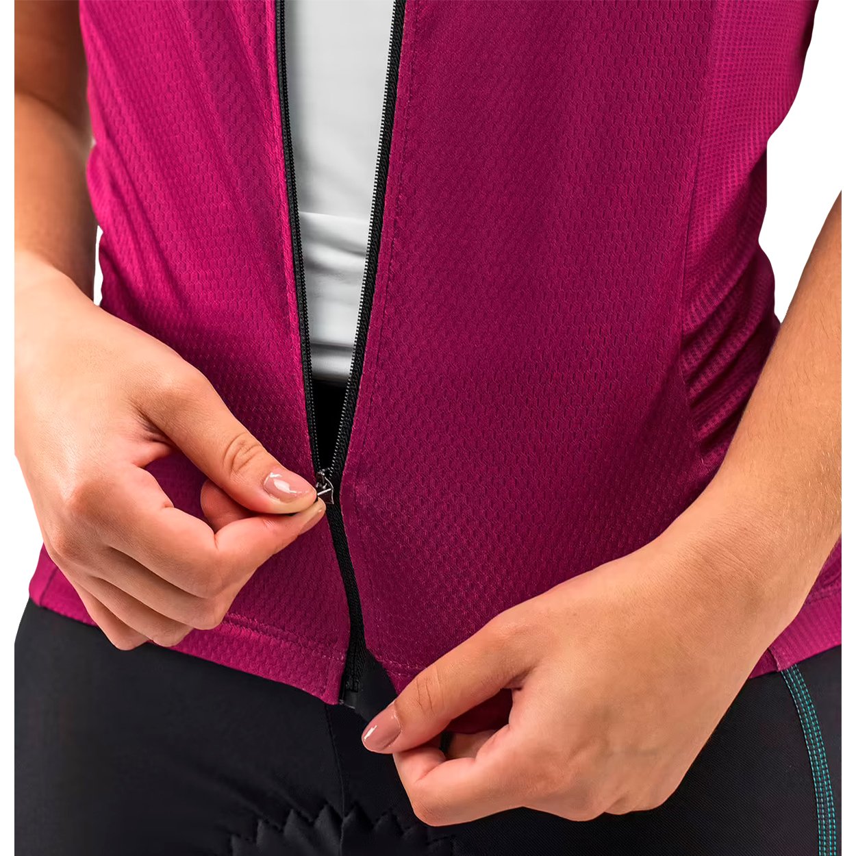 Camisa Ciclismo Free Force Start All Fit Feminina - Roxo - M