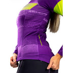 Camisa Ciclismo Free Force Feminina Basic Manga Longa Juice