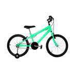 BICICLETA 16 AÇO C/ RODA LATERAL E ARO ALUMÍNIO FEMININA