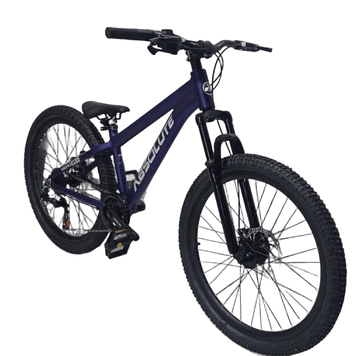 BICICLETA 24 ABSOLUTE NERO JR SHIMANO 7V FREIO DISCO