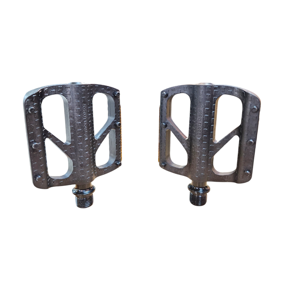Pedal Mtb Eixo Cro-Mo 9/16 Rolamentado Nylon Com Refletor