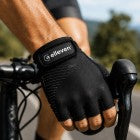 Luva Ciclismo Aberta Elleven Basic Preta Tamanho M