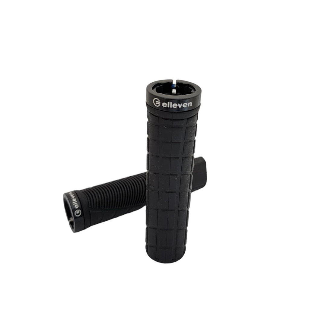 MANOPLA ELLEVEN ERGONOMICA 130MM EMBORRACHADA BASIC PRETO