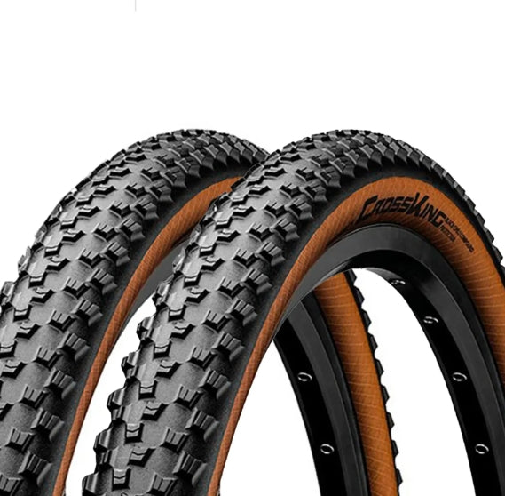 2 Pneus 29x2.20 Continental Cross King Protection B.Chili