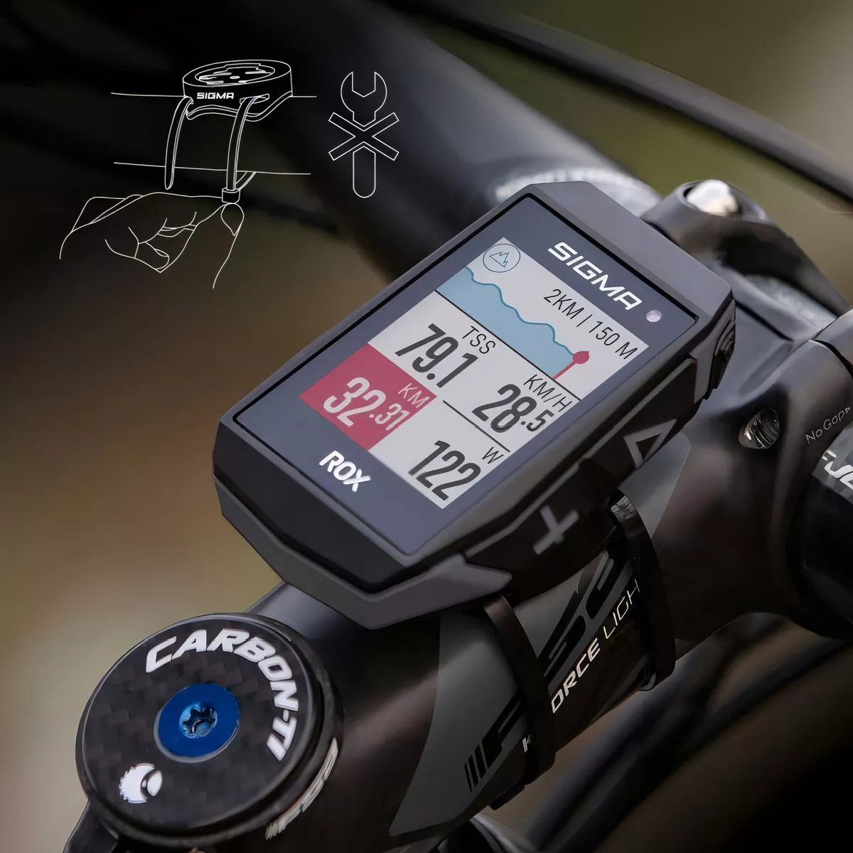 CICLOCOMPUTADOR COM GPS SIGMA ROX 11.1 EVO