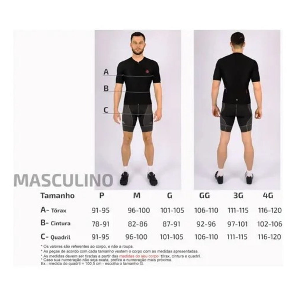 BRETELLE MAURO RIBEIRO HIGH PERFORMANCE EVOLUTION - PRETO - M