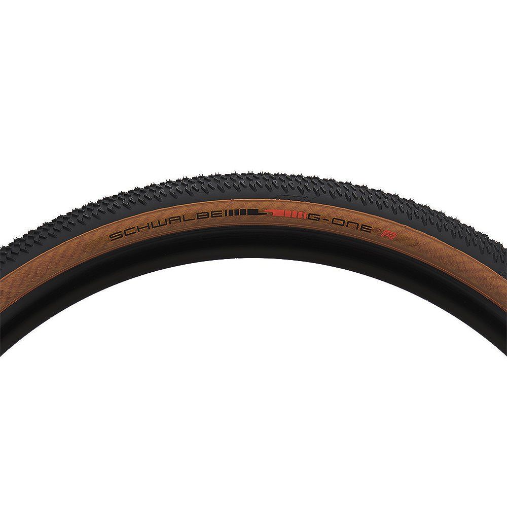 PNEU 700X40 SCHWALBE G-ONE REVOLUTION EVO TL EASY ADDIX - PRETO/BEGE