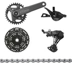 GRUPO SHIMANO CUES 1X10V U6000 CAMBIO/ALAVANCA/CORRENTE/CASSETE/CENTRAL/PDV 170mm
