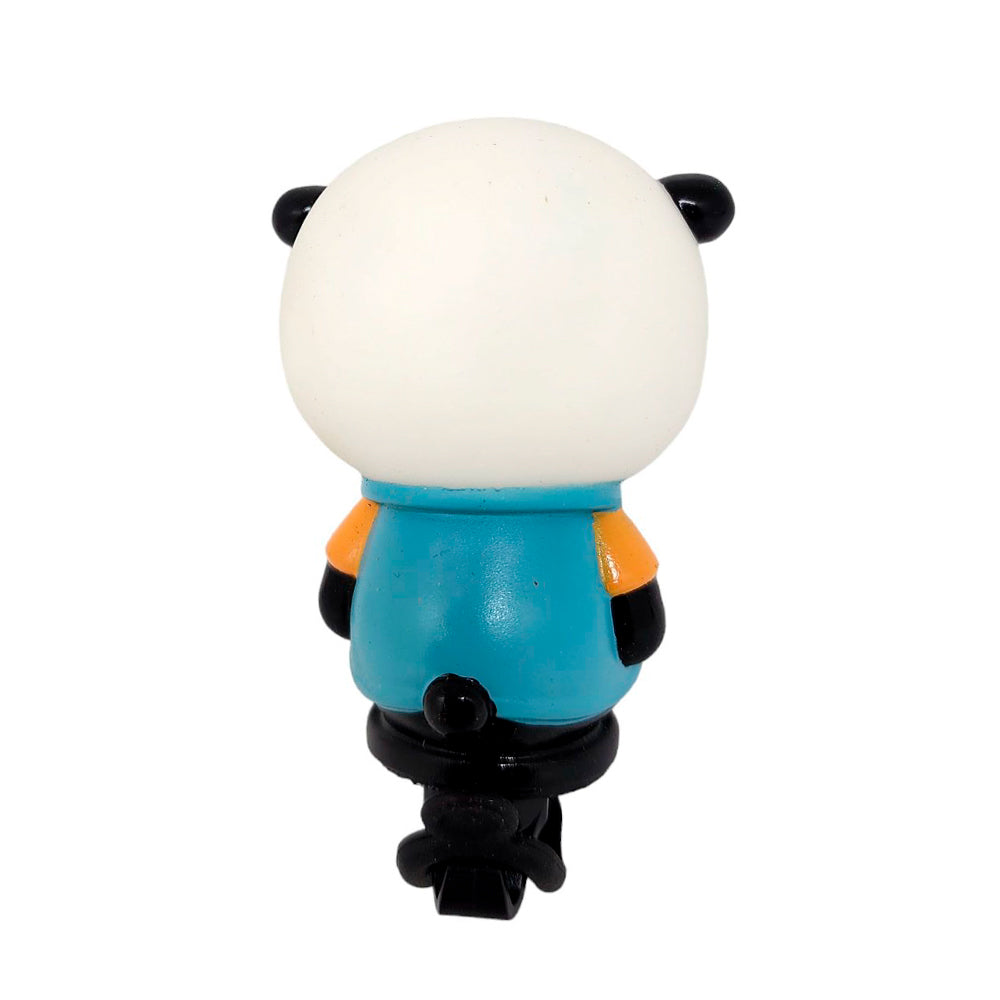 BUZINA CAMPAINHA ELLEVEN PANDA SILICONE - PRETO/BRANCO