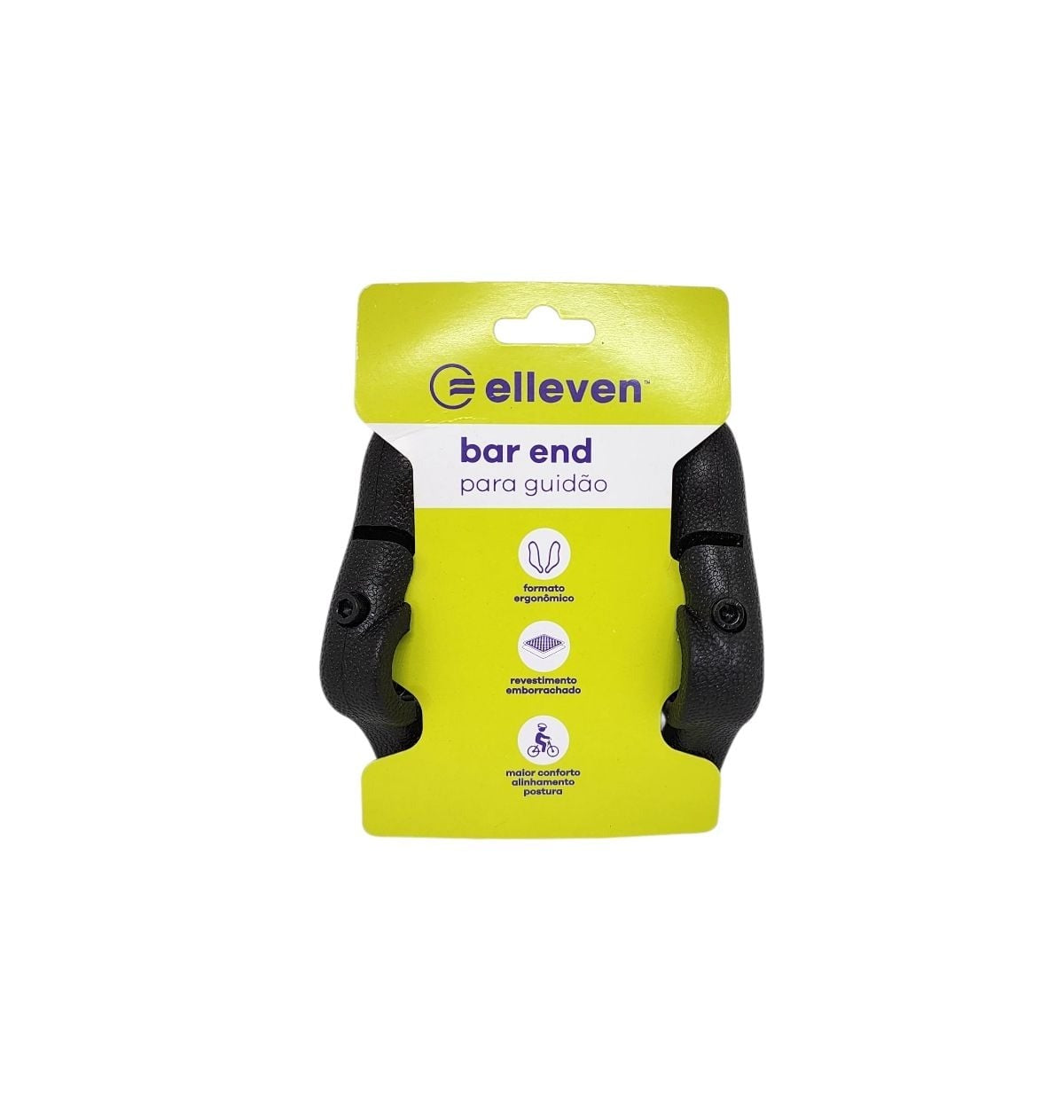 BAR END ELLEVEN EMBORRACHADO ERGONÔMICO ENCAIXE