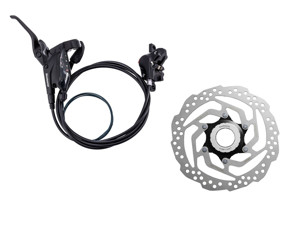 FREIO DISCO HIDRÁULICO SHIMANO ACERA MT200 C/ ALAVANCA ST-EF505 9v RT10