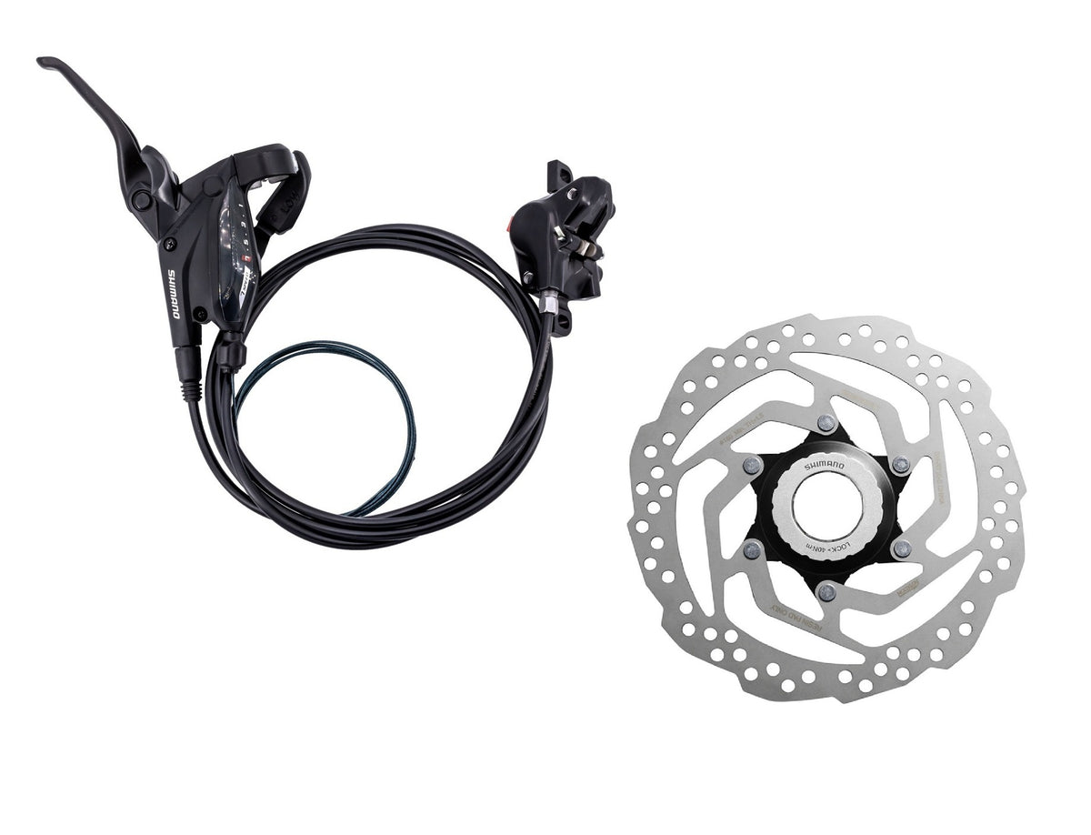 FREIO DISCO HIDRÁULICO SHIMANO ACERA MT200 C/ ALAVANCA ST-EF505 9v RT10