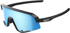OCULOS 100% SLENDALE - MATTE BLACK - HIPER BLUE MULTILAYER MIRROR