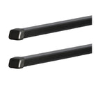 Barra de Teto Thule SquareBar EVO (766) - Mercedes Benz Sprinter High Roof 4P Van 95-05 - Calha Lateral
