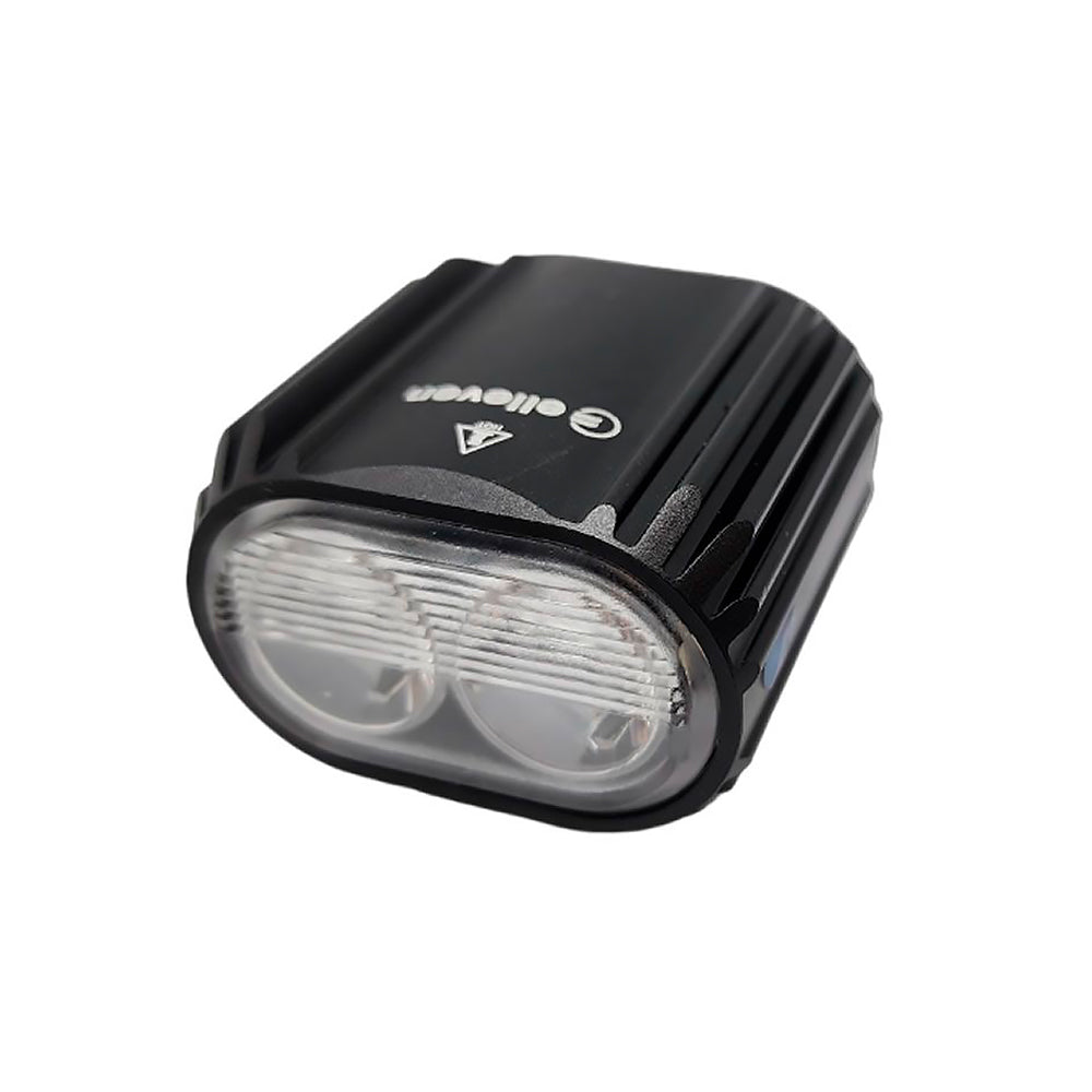 FAROL E-BIKE ELLEVEN SEM BATERIA E SUPORTE 1600 LUMENS - PRETO FOSCO