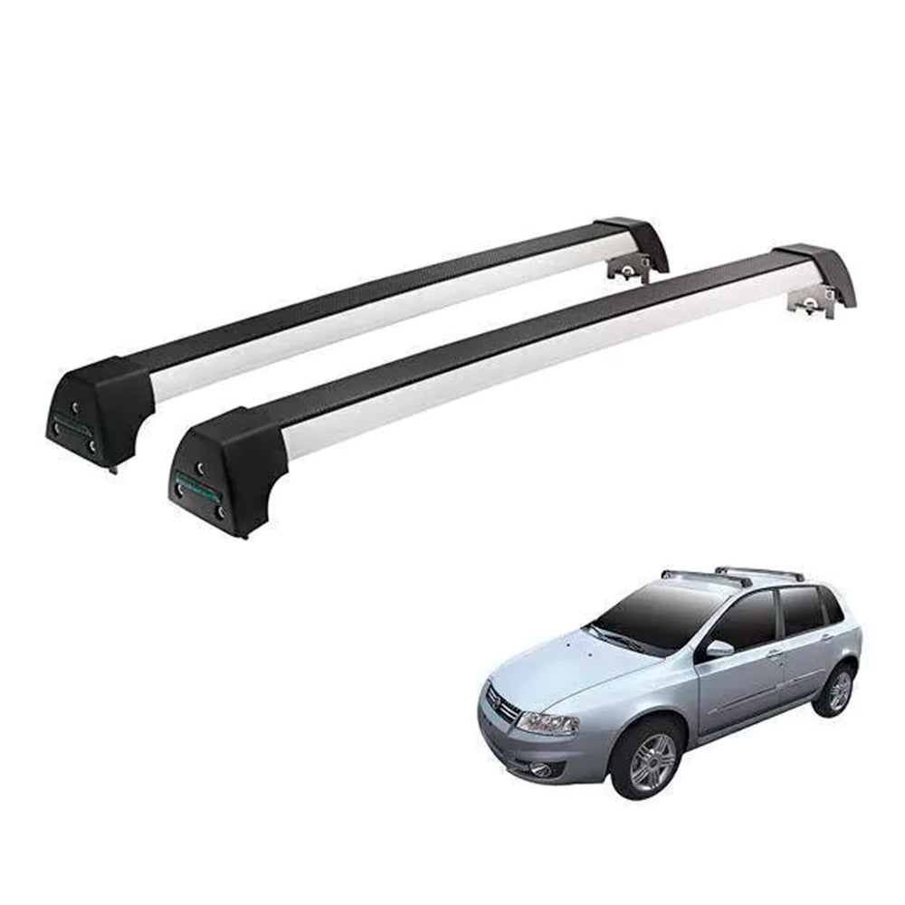 RACK LONG LIFE SPORT ALUM. PRATA P/ FIAT STILO (AStl) - PRATA