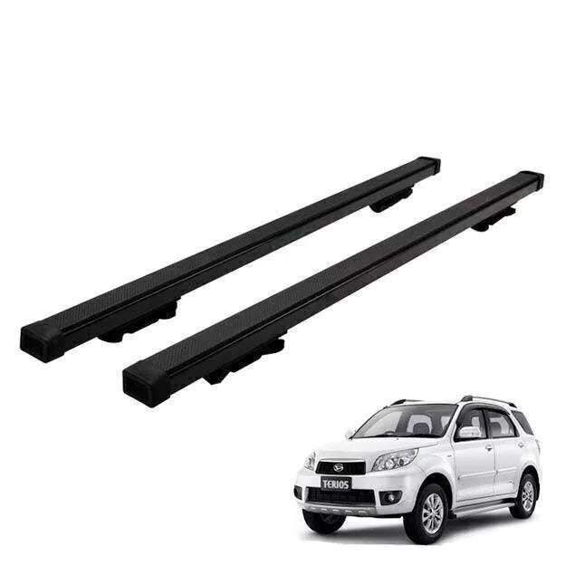TRAVESSA DE TETO LONG LIFE AÇO P/ TERIOS / RAV4 (ATÉ 2012) BARRAS - BARRAS 1100MM (TE) - PRETO