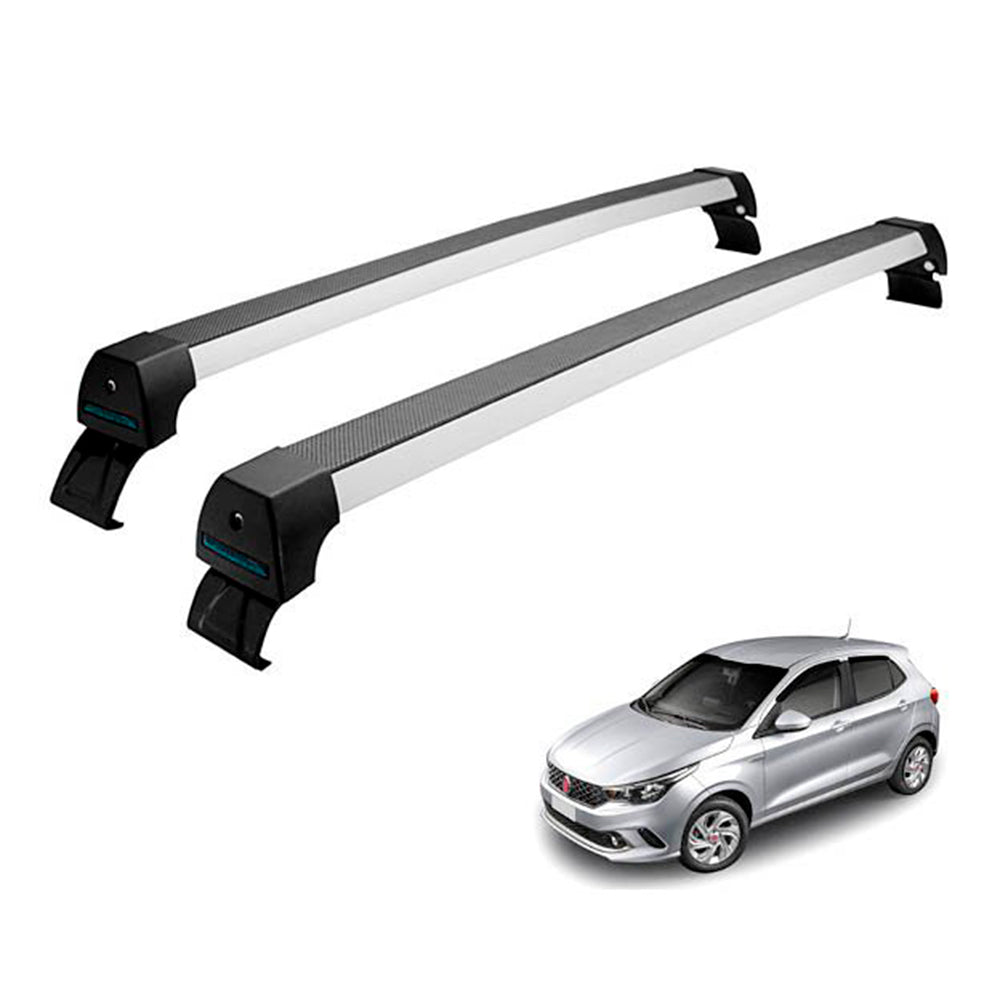 RACK LONG LIFE SPORT ALUM. PRATA P/ FIAT ARGO (AArg) - PRATA
