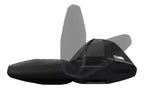 Barra De Rack De Teto Thule Alumínio Wing Bar Evo 127cm (7113b) - Preto