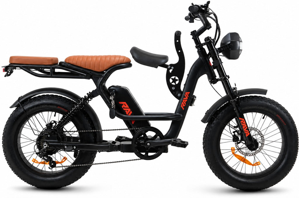 BICICLETA ELÉTRICA RAVA E-PULSE ALLOY 48V ARO 20 750W
