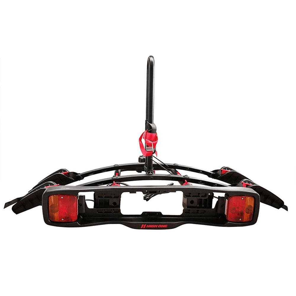 TRANSBIKE HIGH ONE P/ ENGATE REBOQUE 2 BIKES C/ SINALIZADOR