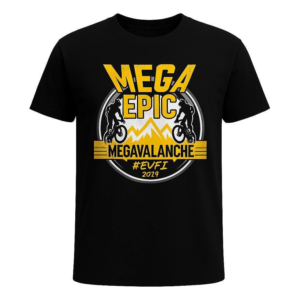 CAMISETA CASUAL MEGA AVALANCHE 2019 PRETA TAM - G