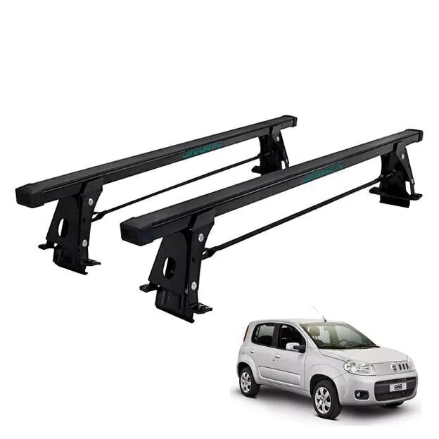 RACK DE TETO LONG LIFE AÇO P/ NOVO UNO - 2 PORTAS (2011 À 2012 E A PARTIR DE 2015/ NOVO UNO) (FU-2) - PRETO