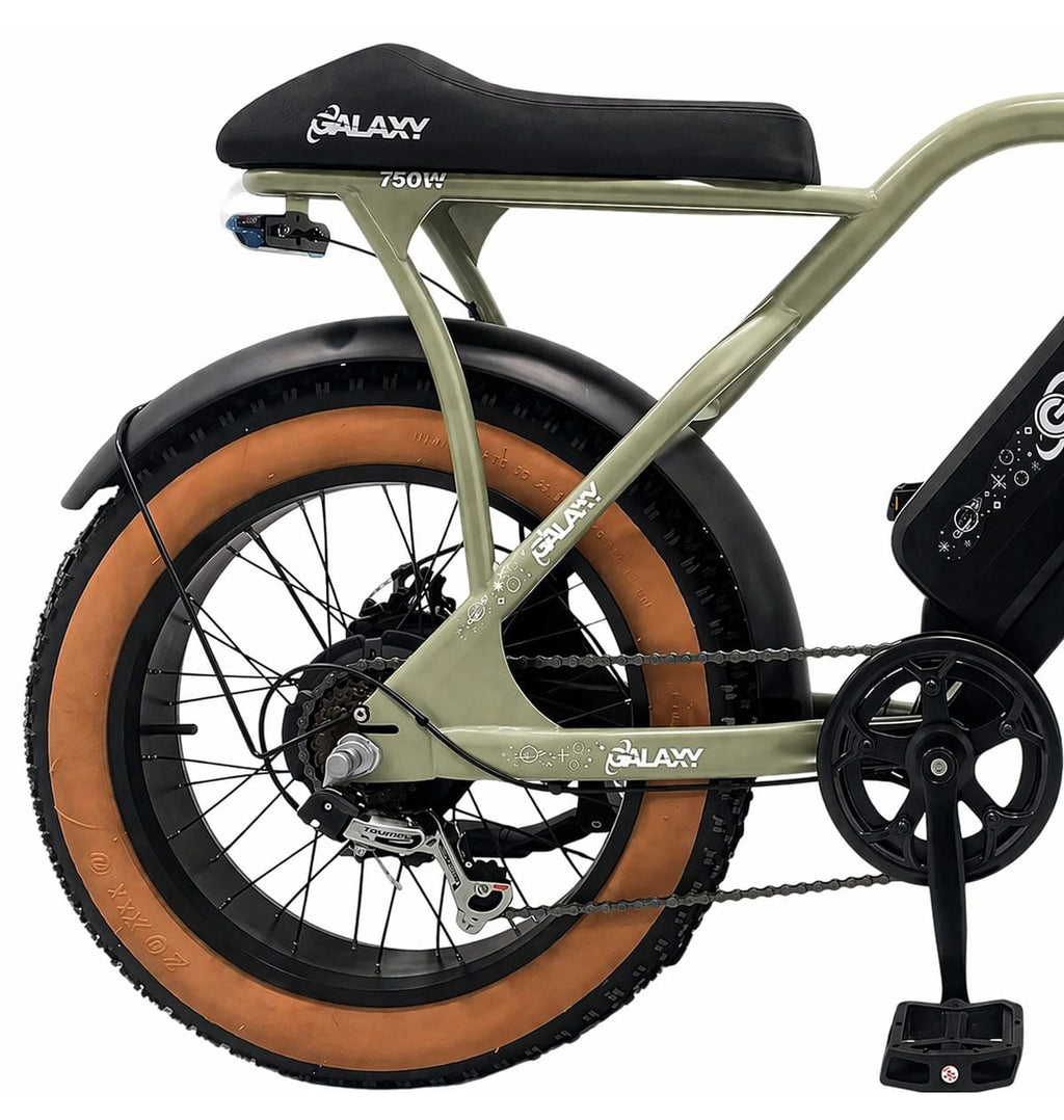 Bicicleta Eletrica E-Bike Galaxy 20x4.00 7v Motor 750w Bateria 15.6ah 48v Verde